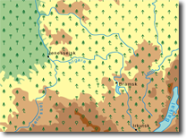 Boreale Wälder Sibiriens