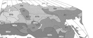 Bodenkarte Sibiriens