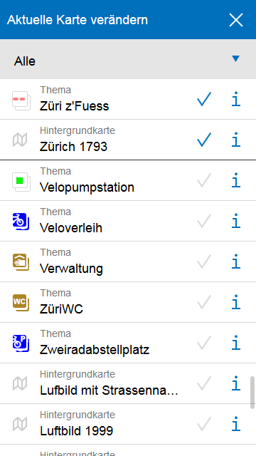 ZüriPlan Apps (Android / iPhone&iPad)